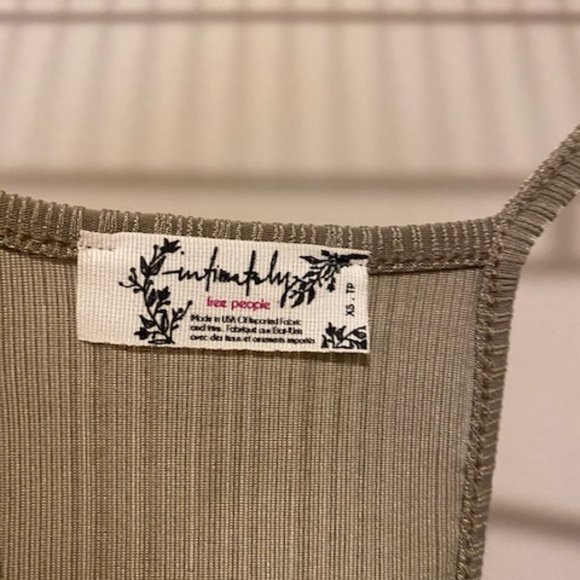 Free People Dress Tank in Tan Army Green - Picture 4 of 5